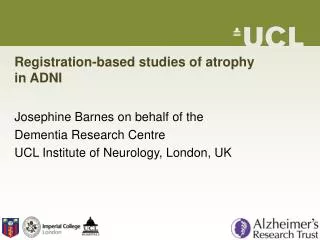 Registration-based studies of atrophy in ADNI