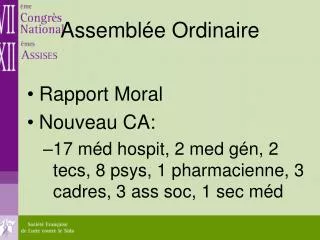 assembl e ordinaire