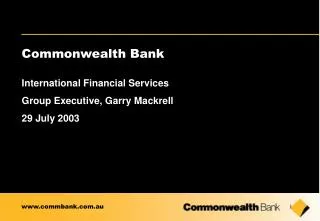 Commonwealth Bank