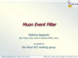 Muon Event Filter