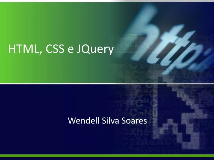 html css e jquery