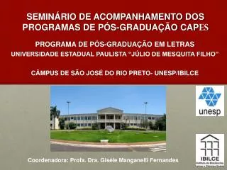 semin rio de acompanhamento dos programas de p s gradua o cap es