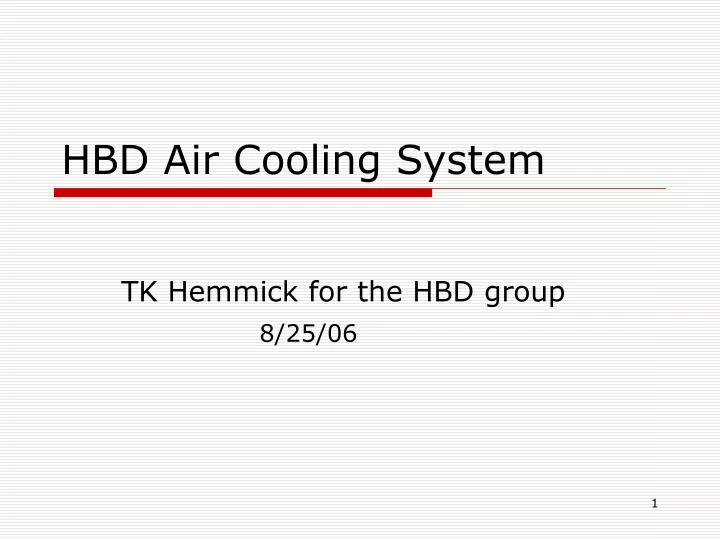hbd air cooling system