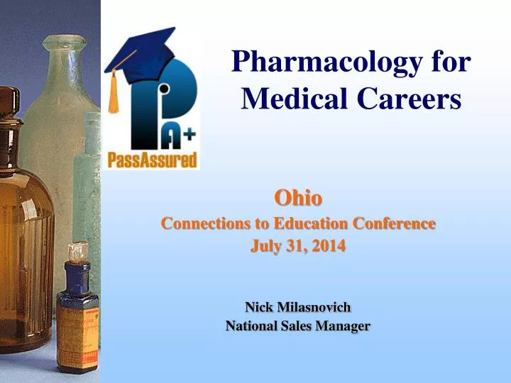 pharmacology for medical careers