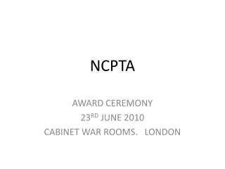 NCPTA