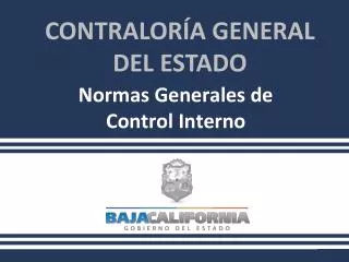 normas generales de control interno