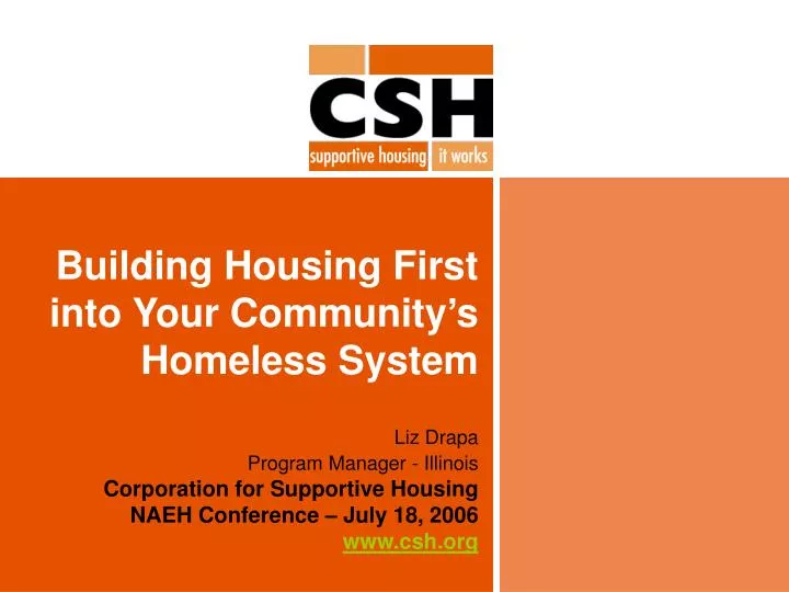building housing first into your community s homeless system