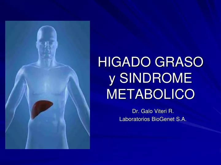 higado graso y sindrome metabolico