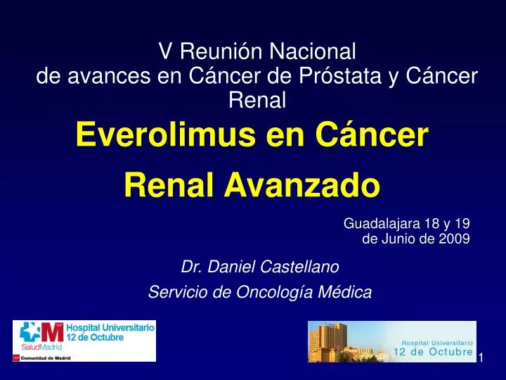 v reuni n nacional de avances en c ncer de pr stata y c ncer renal