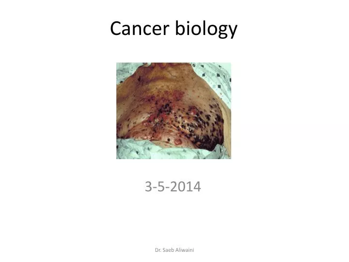 cancer biology