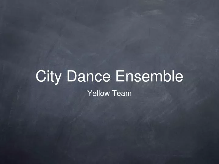 city dance ensemble