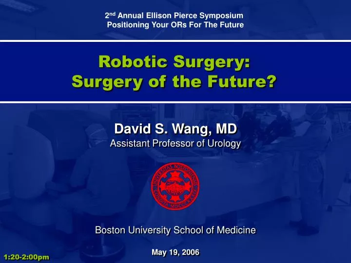 robotic surgery surgery of the future