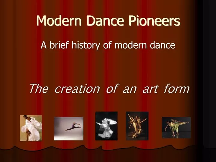 modern dance pioneers