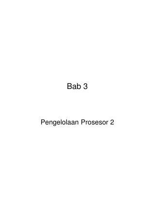 pengelolaan prosesor 2