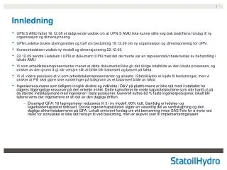 innledning