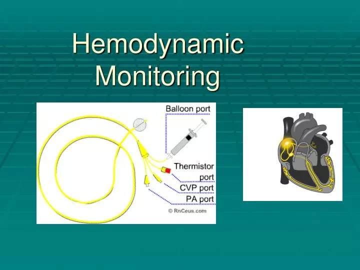 hemodynamic monitoring