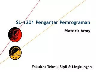 sl 1201 pengantar pemrograman