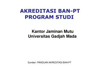 akreditasi ban pt program studi
