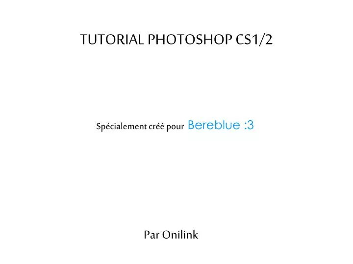 tutorial photoshop cs1 2