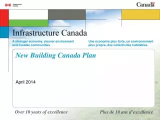 New Building Canada Plan