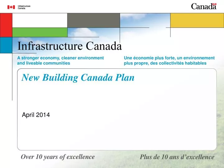 new building canada plan