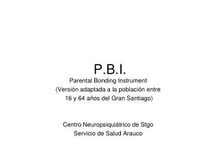 p b i