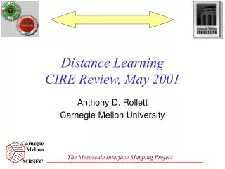 Distance Learning CIRE Review, May 2001