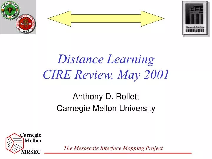 distance learning cire review may 2001