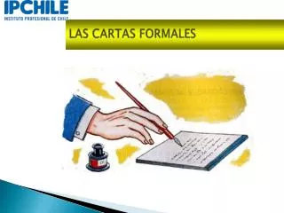 las cartas formales