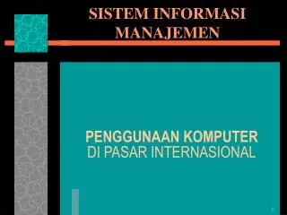 sistem informasi manajemen