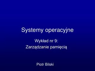 systemy operacyjne