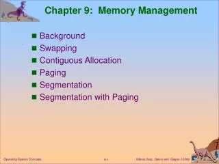 Chapter 9: Memory Management