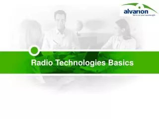 Radio Technologies Basics