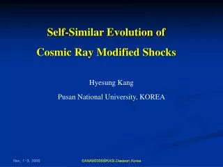 Self-Similar Evolution of Cosmic Ray Modified Shocks