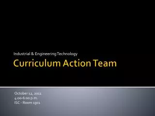 Curriculum Action Team