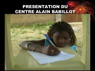 presentation du centre alain babillot