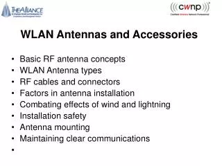 WLAN Antennas and Accessories