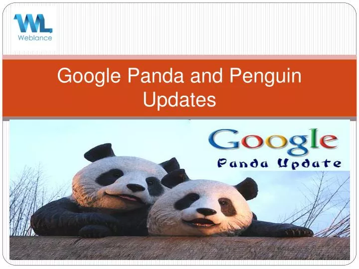 google panda and penguin u pdates
