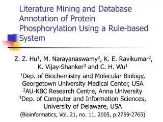 Literature Mining and Database Annotation of Protein Phosphorylation Using a Rule-based System
