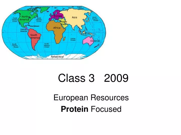 class 3 2009