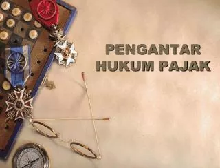 pengantar hukum pajak