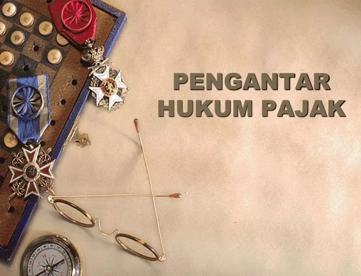 pengantar hukum pajak