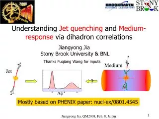 Understanding Jet quenching and Medium-response via dihadron correlations