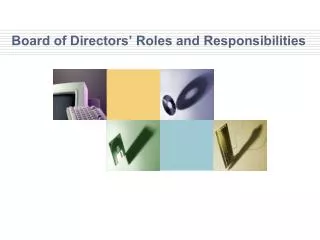 board of directors roles and responsibilities