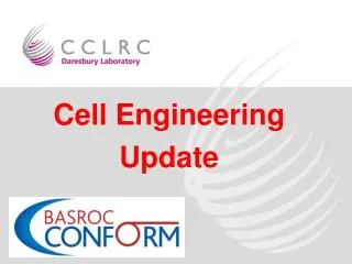 Cell Engineering Update