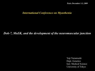 International Conference on Myasthenia