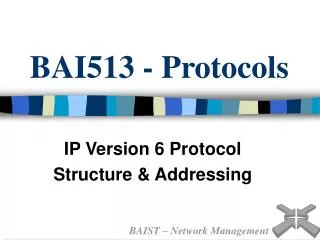 BAI513 - Protocols