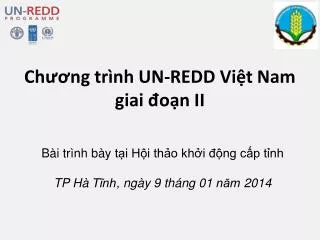 ch ng tr nh un redd vi t nam giai o n ii