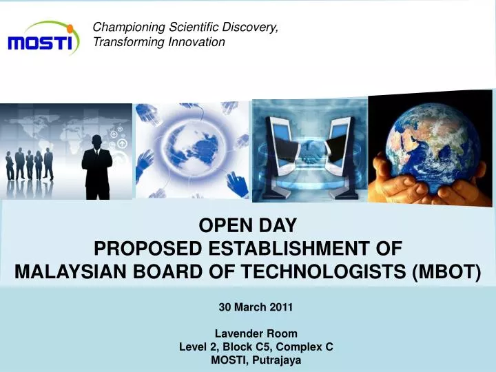 open day proposed establishment of malaysian board of technologists mbot