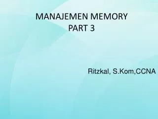 manajemen memory part 3